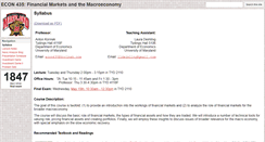 Desktop Screenshot of econ435.korinek.com